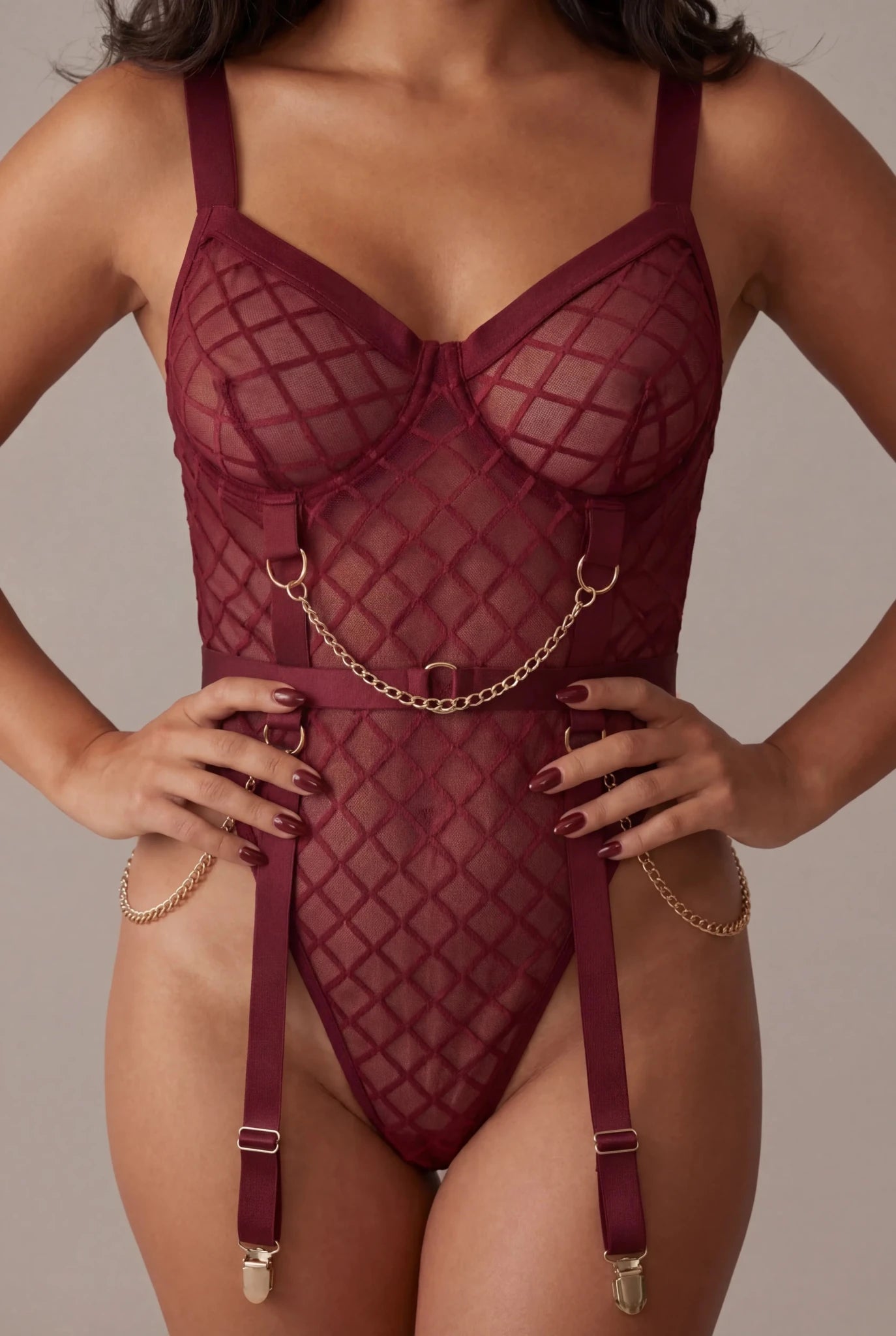 Body pour femme - WILD Bordeaux - NAKED Underwear FR